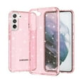 thumbnail image 1 of Glitter Clear Case for Samsung Galaxy S23, Shining Sparkle Military Grade Soft TPU Anti-Scratch Shockproof Cover Full Coverage Non-Yellowing Non-Slip Translucent Slim Lightweight Case, Pink, 1 of 5