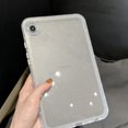 thumbnail image 1 of Glitter Clear Case for Samsung Galaxy Tab A9 8.7" 2023 SM-X110 / SM-X115, Luxury Ultra Slim Soft Flexible Lightweight Transparent TPU Back Case Cover Shockproof Anti-Scratch for Tab A9, White, 1 of 5