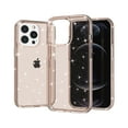 thumbnail image 1 of Glitter Clear Case for iPhone 13 Pro Max, Shining Sparkle Bling Military Grade Soft TPU Anti-Scratch Shockproof Cover Full Coverage Non-Yellowing Non-Slip Translucent Slim Lightweight Case,Gold, 1 of 5