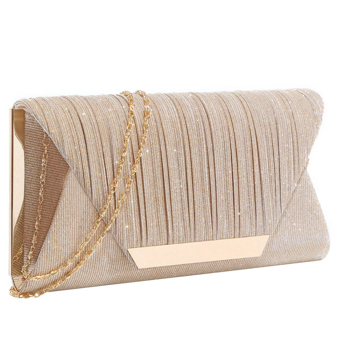 Gold Sequins Clutch Bag Envelope Chain Glitter Evening Bags For Women  Luxury Designer Wedding Party Handbag Bolso De Ceremonia - AliExpress