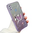 thumbnail image 1 of Glitter Cover Compatible with Samsung Galaxy A11 Case Butterfly Kickstand Case for Samsung A11 Soft TPU Electroplated Bling Shockproof Shell for Women Girls Cover for Galaxy A11, 1 of 7