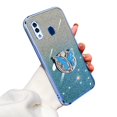thumbnail image 1 of Glitter Cover Compatible with Samsung Galaxy A20/A30 Case Butterfly Kickstand Case for Samsung A20/A30 TPU Electroplated Bling Shockproof Shell for Women Girls Cover for Galaxy A20/A, 1 of 7
