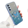 thumbnail image 1 of Glitter Cover Compatible with Samsung Galaxy A34 5G Case Butterfly Kickstand Case for Samsung A34 5G Soft TPU Electroplated Bling Shockproof Shell for Women Girls Cover for Galaxy A34 5G, 1 of 7