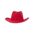 thumbnail image 1 of Glitter Cowboy Hat - Red, 1 of 4