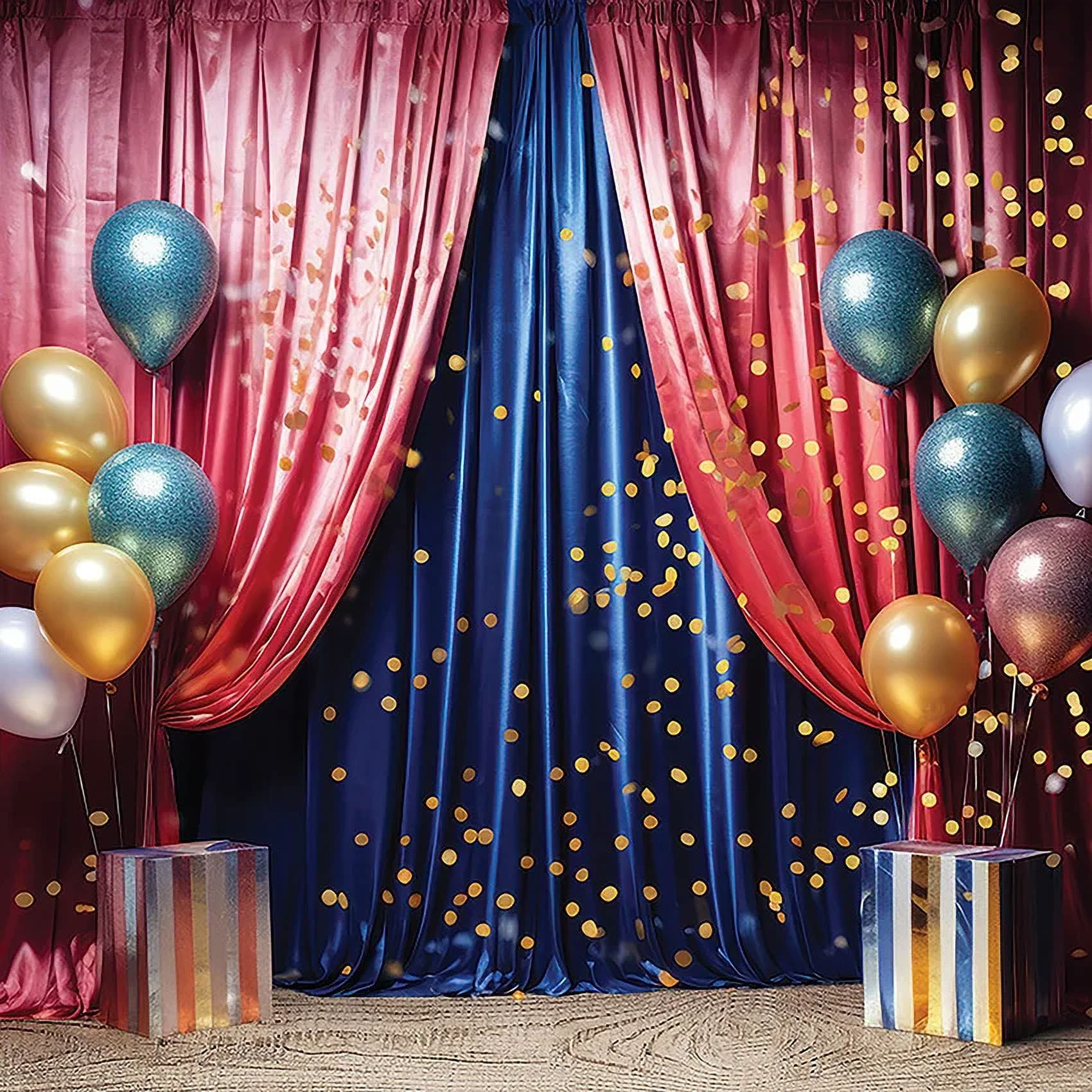 Glitter Curtain Mask Balloon Girl Birthday Party Cake Smash Portrait r ...