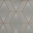 thumbnail image 1 of Glitter Diamond Geo Taupe and Rose Gold Wallpaper, 1 of 4