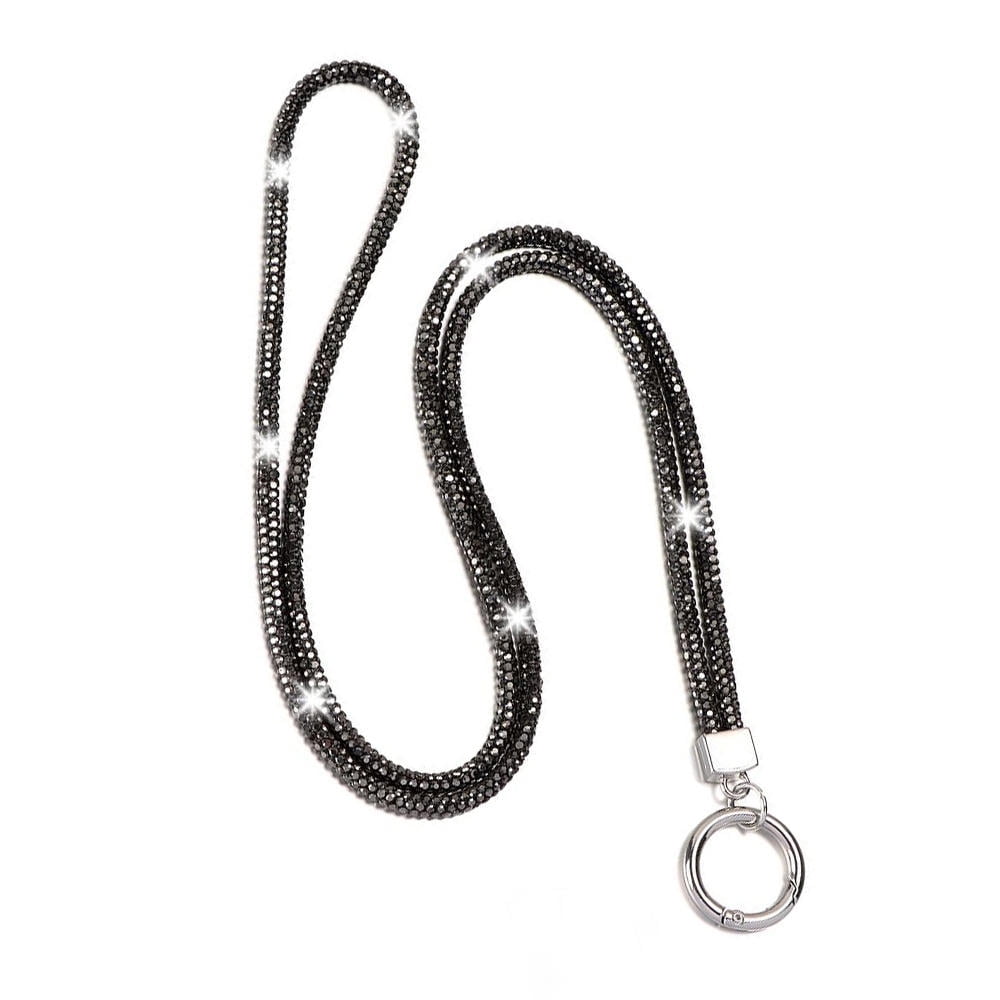 Glitter Diamond inlaid Mobile Phone Lanyard Rhinestone Keychain