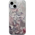thumbnail image 1 of Glitter Dot Letters Laser Water Ripple Soft  for iPhone Case (Pink,iPhone 15), 1 of 7