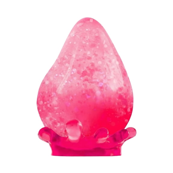 Glitter Dream Drop Squishy, Squishy Dream Drop, Fidget Toys Adults & Teens, Easter Basket Stuffers, Sensory Stress Ball Squeeze Toys for Stress Relief - Pink