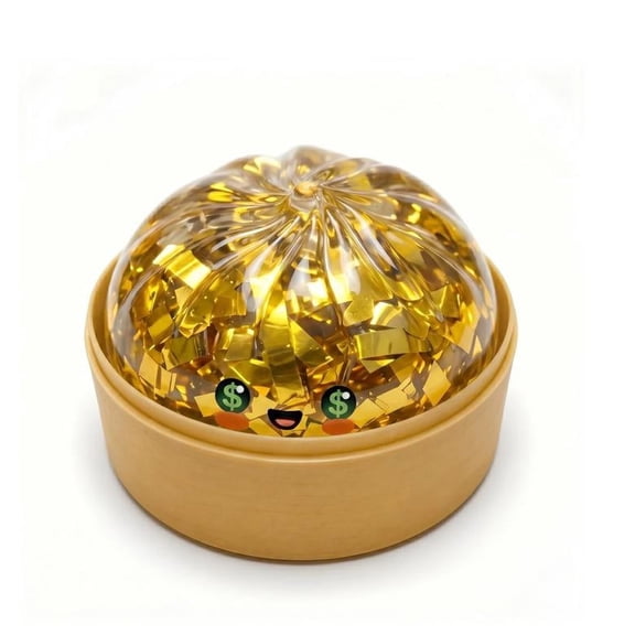 Glitter Dumpling, 2026 New Glitter Dumpling Squeeze Tool for Stress Relief, Soft Slow Rising Fidget Tool for Adults Party Favors