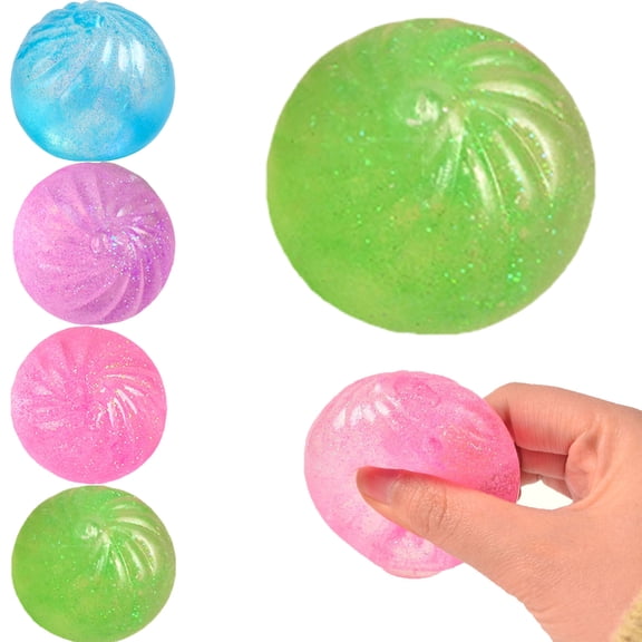 Glitter Dumpling - Glitter Dumpling Squishy, Dumpling Squishy,Dumpling Squishy Glitter,Crazy Fun Dumpling Squishy,Dumpling Squishy Mystery Box Glitter,Dumpling Stress Ball