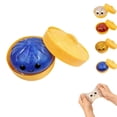 thumbnail image 1 of Glitter Dumpling Squeeze Toys, Sparkling Dumpling Anxiety Relief Stuff for Adults Office & Daily Life,(Blue), 1 of 6