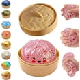 thumbnail image 1 of Glitter Dumpling Squishy,Dumpling Squishies,Glitter Dumpling Mystery Box,Colorful Dumpling Stress Balls Fidget,Jumbo Squishy Toys with Steamer Box Suitable for Adult use in Offices (Glitter Pink), 1 of 10