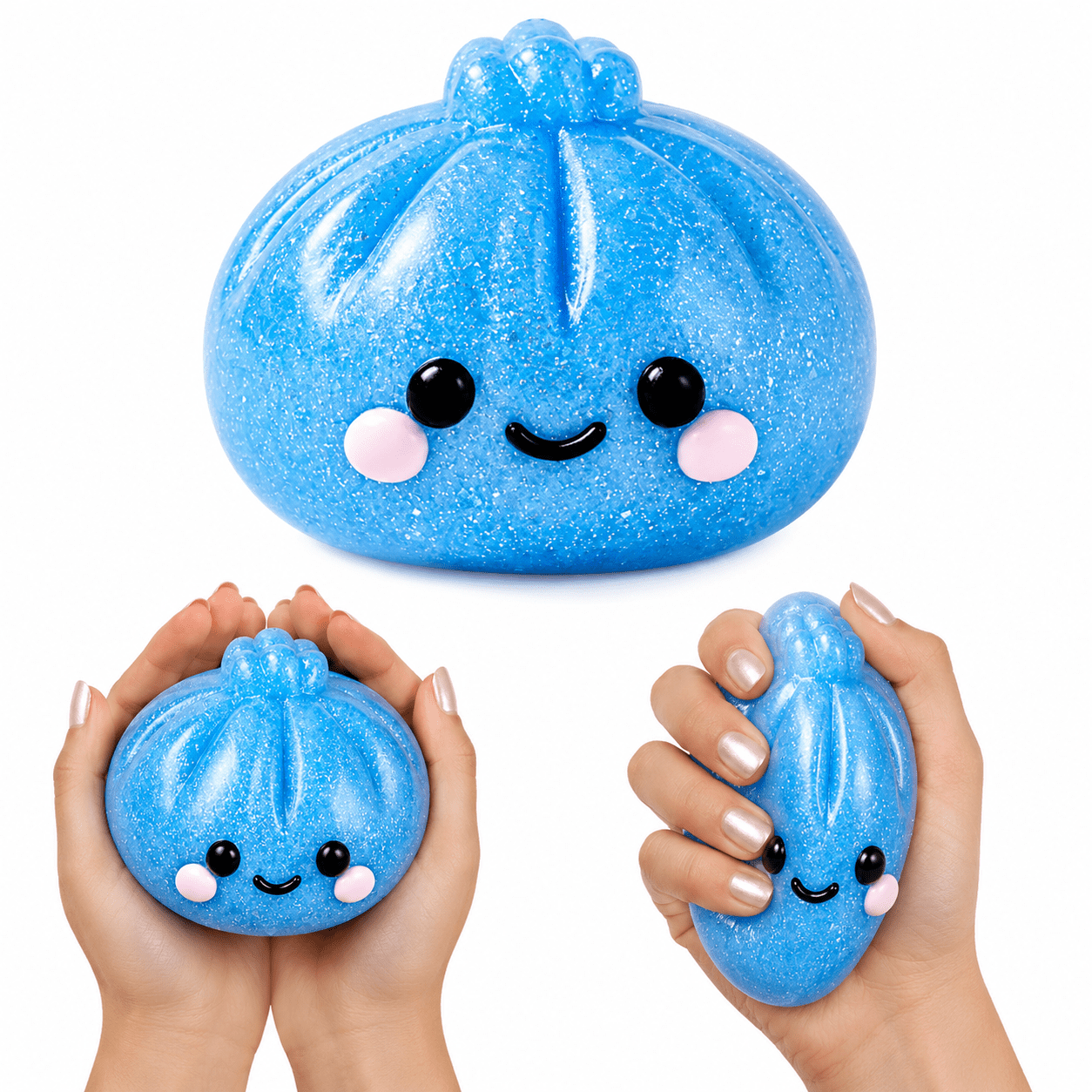 Glitter Dumpling Squishy,Glitter Dumpling Squishy Stress Toys, Glitter ...
