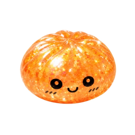 Glitter Dumpling Squishy Toy with Steamer, Mystery Dumpling Squishy Surprise Mystery Dumpling for Stress Relief, Bao Bun Dumpling Squeeze Fidget Fun, 3 Inch