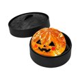 thumbnail image 1 of Glitter Dumplings Squishies, Halloween Squishy Set With Black Steamer Cases Glitter Pumpkin Skull Ghost Eyeball Design Slow Rising Squeeze Stress Relief Spooky Fidget Dumplings Collection, 1 of 5