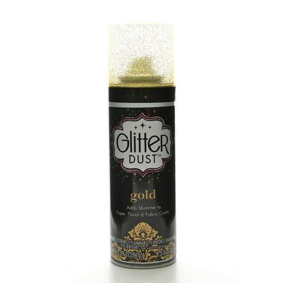 Glitter Dust Ultra Fine Spray gold, 3.39 oz. (pack of 2)