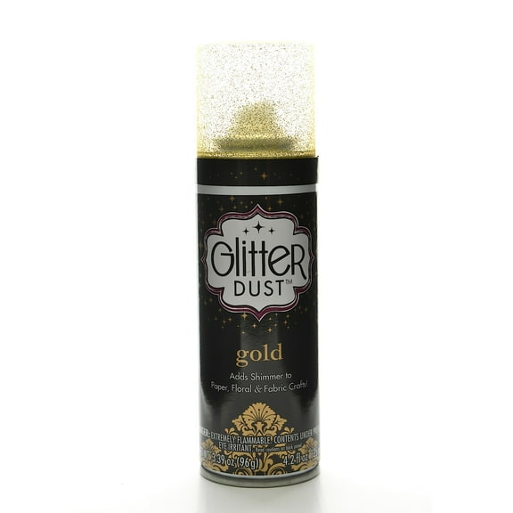 Glitter Dust Ultra Fine Spray gold, 3.39 oz. (pack of 2)