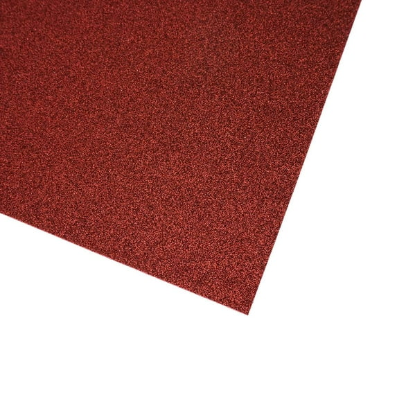 Glitter EVA Foam Sheets, 12-Inch x 20-Inch, 10-Count, Burgundy