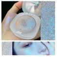thumbnail image 1 of Glitter Eye Shadow Palette - Pearl White Silver Shimmer Metallic Holographic Iridescent Cream Single Monochrome Eyeshadow, Highly Pigmented, Long-Lasting, Smooth Blendable Texture, Travel Makeup, 1 of 8