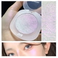 thumbnail image 1 of Glitter Eye Shadow Palette - Pearl White Silver Shimmer Metallic Holographic Iridescent Cream Single Monochrome Eyeshadow, Highly Pigmented, Long-Lasting, Smooth Blendable Texture, Travel Makeup, 1 of 7