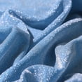 thumbnail image 1 of Glitter Fabric Starry Shiny Design Polyester Material For Diy Crafts Sewing Dresses Skirts Accessories Wedding Decor 1.5X1 Meter Multiple Color Options Light Blue, 1 of 6