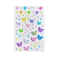 thumbnail image 1 of Glitter Face Butterfly Face Jewels Face Gems 4.7 Inch Colorful Rhinestone Sparkly Face Embellishments for Rave Concert Halloween Carnival Cosmetic Party Decor, 1 Pack, 1 of 4