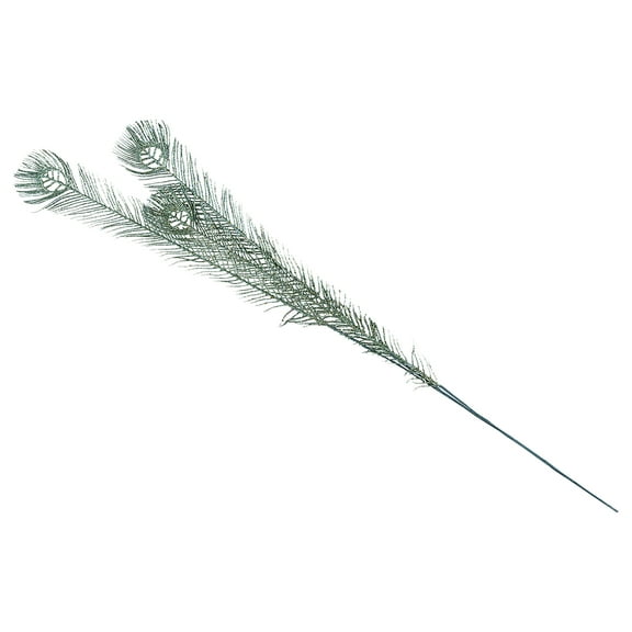 Glitter Feather Decorative Floal Pick