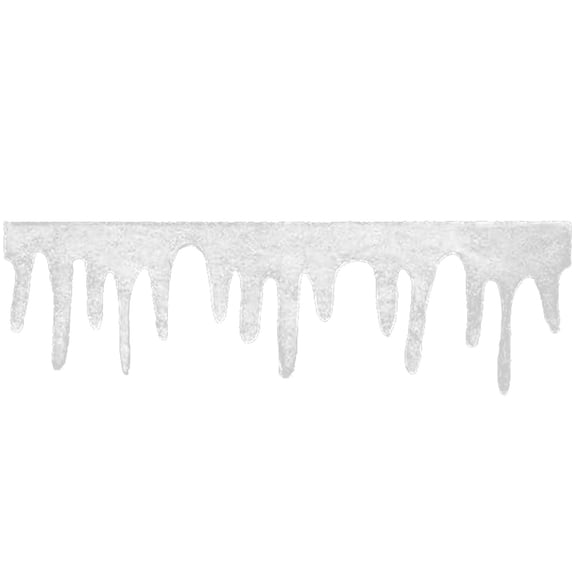 Glitter Felt Artificial Snow Blanket Roll, Christmas Winter Decor for Table Mantel Window Classroom,59"L*27"W