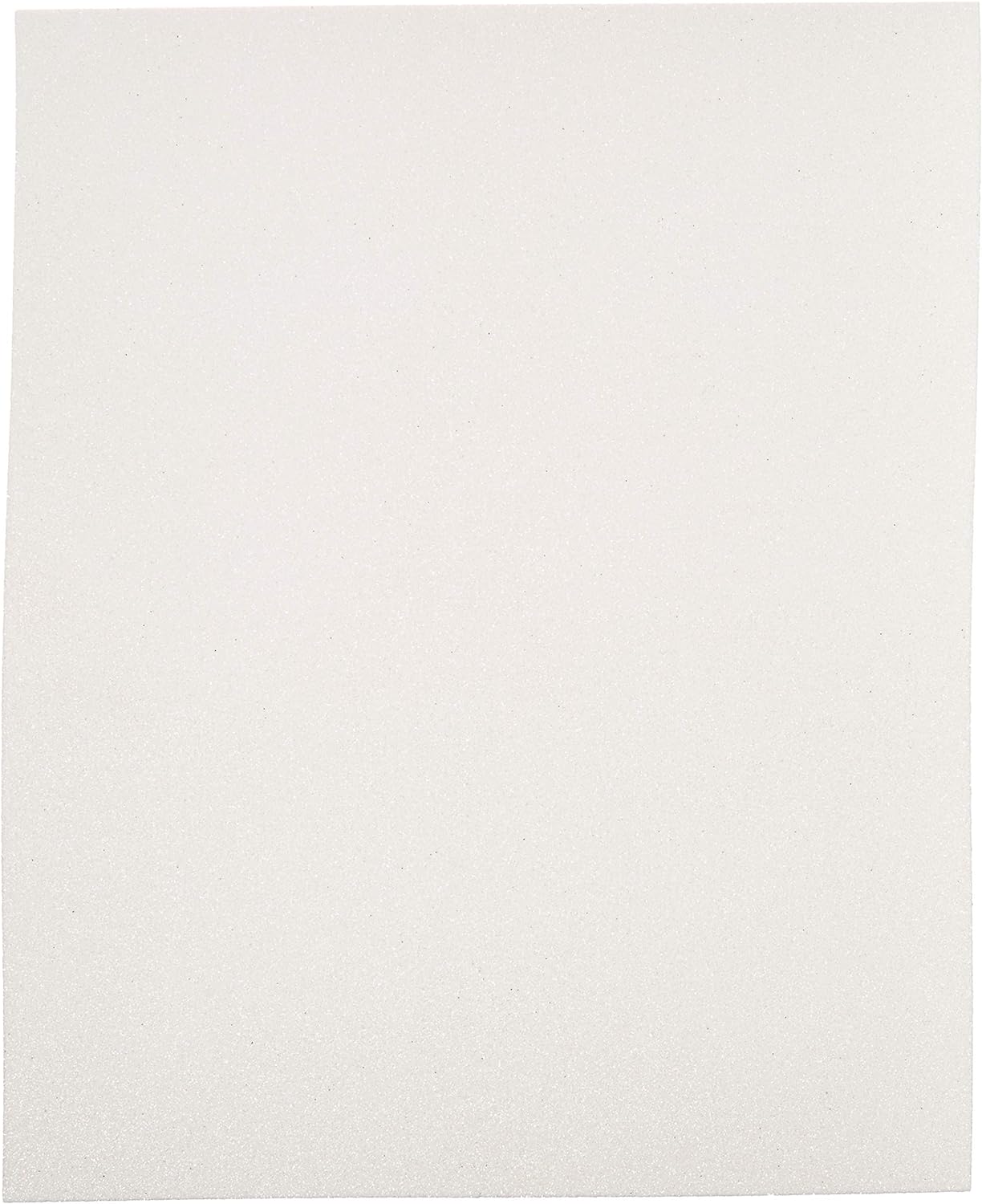 Glitter Foam Sheet, 91/2Inch X 12Inch, White