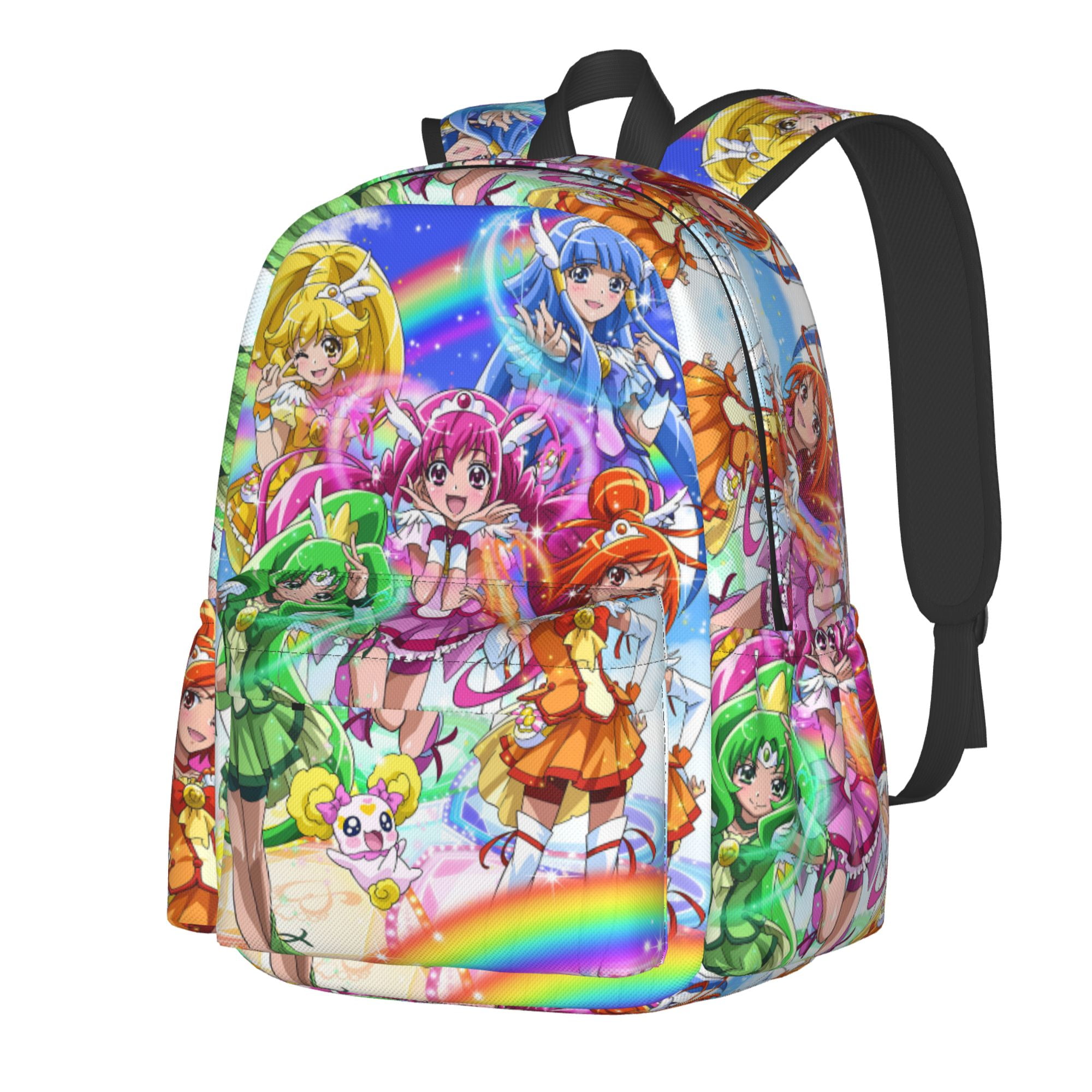 Glitter Force Backpack Lightweight Student Rucksack Travel Bookbag Girl Boy Laptop Knapsack