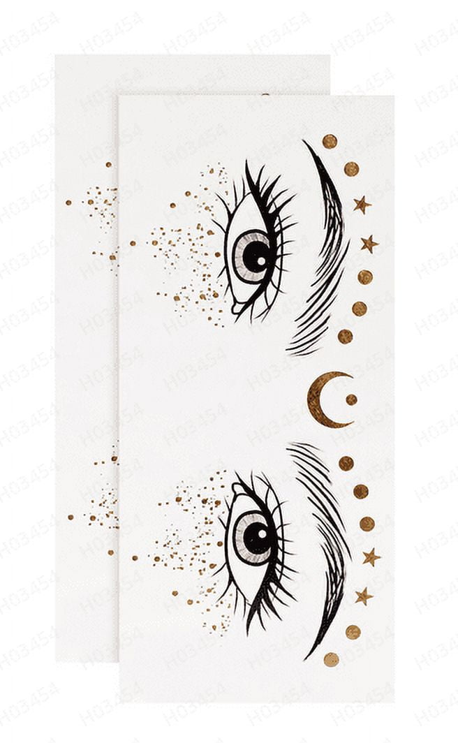 Glitter Freckles Face Tattoo, Glitter Freckles, Silver Face Glitter