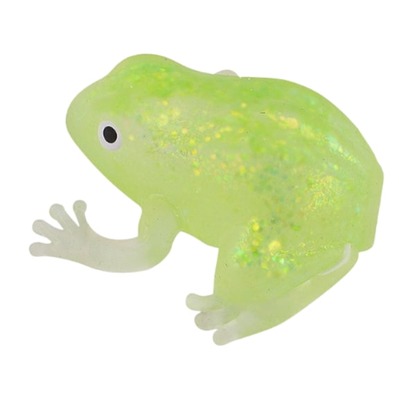 Glitter Frog Sensory Fidget Toys Stress Relief Balls for Adults Anxiety Relief Desk Toys Squeeze Toys for Office Desk Stress Relief Gifts Party Favors