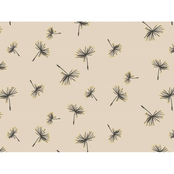 Glitter Fur Back Sweatshirt Dress Fabric Beige - per yard