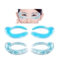 thumbnail image 1 of Glitter Gel Cooling Eye Patches 2 Pair Pack C Shaped Cold Compress Under Eye Patches For Puffiness Relief Refreshing Eye Care For Home Office And Travel Use, 1 of 9