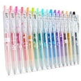 thumbnail image 1 of Glitter Gel Ink Pen 16 Assorted Color Retractable Gel Pen Set 0.7mm Fine Tip Colored Journaling Pen Coloring Drawing, 1 of 6