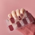 thumbnail image 1 of Glitter Gel Nail Wraps – Full Coverage Glitter Nail Strips, Easy Application No Glue Required, Waterproof Long-Lasting Nail Art Stickers, 1 of 10
