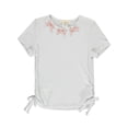 thumbnail image 1 of Glitter Girl Girls' Cherry Bow T-Shirt Color: white Size: 14 - 16, 1 of 3