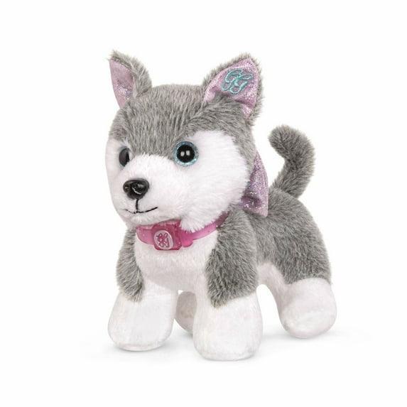 Glitter Girls By Battat Alaska Husky Puppy Plush Toy Dog, For Ages 3 and Up, Grey/White