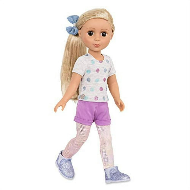 Battat Glitter Girls 14 Doll Kika - Brown Hair, Blue Eyes, Ice Cream  Outfit & Accessories - Ages 3+, Pink