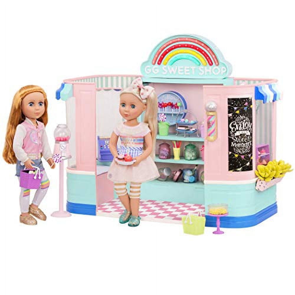 Glitter Girls Dolls by Battat – GG Doll House Playset with Furniture and Home Accessories – Kitchen, Oven, and Patio – 14 inch Doll Clothes and ACC