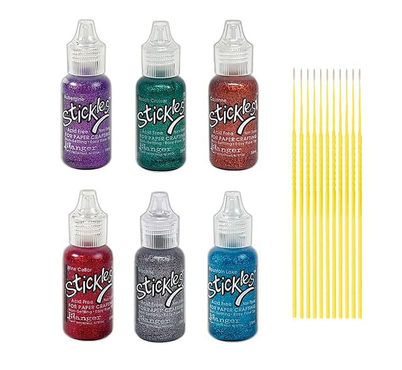 Glitter Glue Bundles 6 Stickles .5 oz Glitter Glue Bottes with
