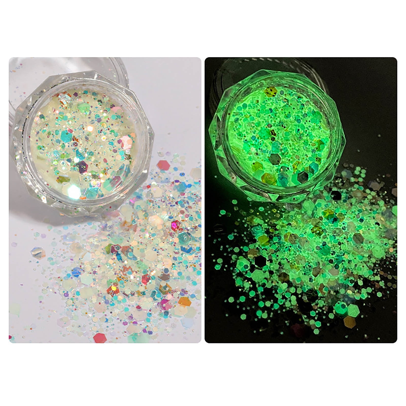 Glitter for Hair Nail Sequins Tape for Nails Gemstones for Makeup for Makeup Sticker Nail Bows Clear Rhinestones Nail Decorating Acrylic for Nails Little for Nails Different