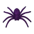 thumbnail image 1 of Glitter Halloween Plastic Spider Prank Toy Decor for Party Tabletop Window, 1 of 5
