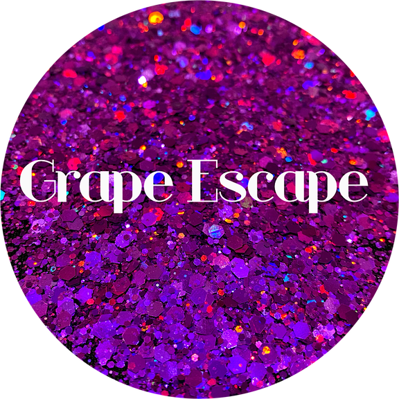 Glitter Heart Co. Glitter - High Quality Polyester Glitter- 1oz - Grape Escape