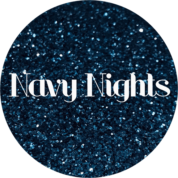 Glitter Heart Co. Glitter - High Quality Polyester Glitter- 2oz - Navy Nights