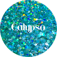 thumbnail image 1 of Glitter Heart Co. Glitter - High Quality Polyester Glitter - Calypso - Holographic Teal Chunky Mix &ndash; 1 oz Bag, 1 of 2