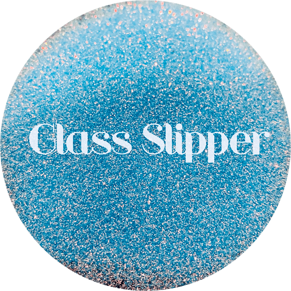 Glitter Heart Co. Glitter - High Quality Polyester Glitter - Iridescent Blue - Glass Slipper - 2 oz Bag