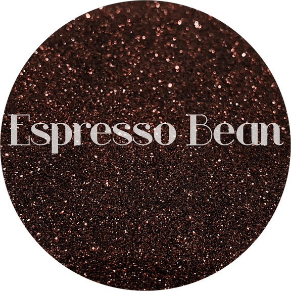 Glitter Heart Co. Glitter - High Quality Polyester Glitter - Metallic Brown - Espresso Bean - 2 oz Bottle