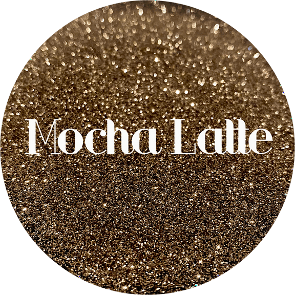 Glitter Heart Co. Glitter - High Quality Polyester Glitter - Metallic Brown Fine - Mocha Latte - 2 oz Bottle